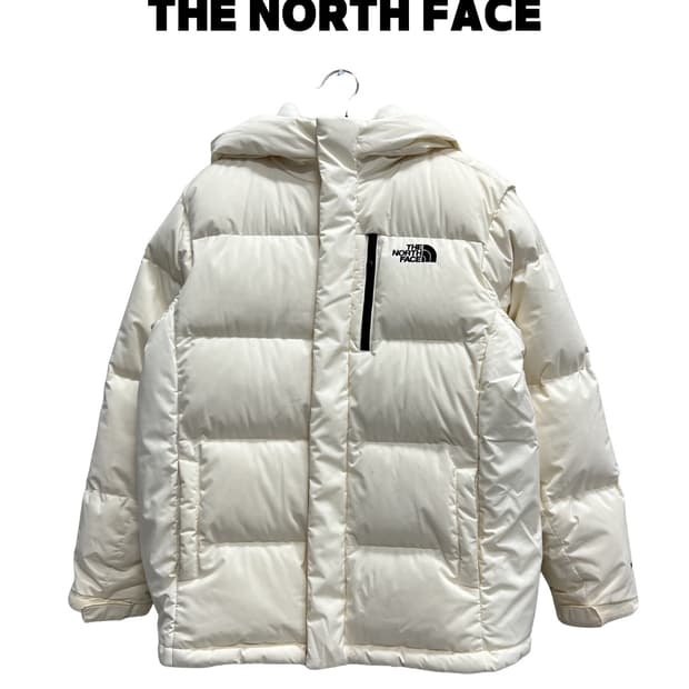 노스페이스 키즈/우먼스 고 프리 RDS 덕다운 패딩 자켓 크림