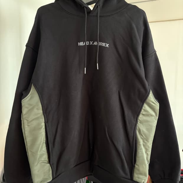 헤드x아비렉스 후드티 M 팔아요