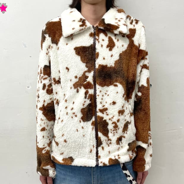 Brown Milk Cowper Zip-Up