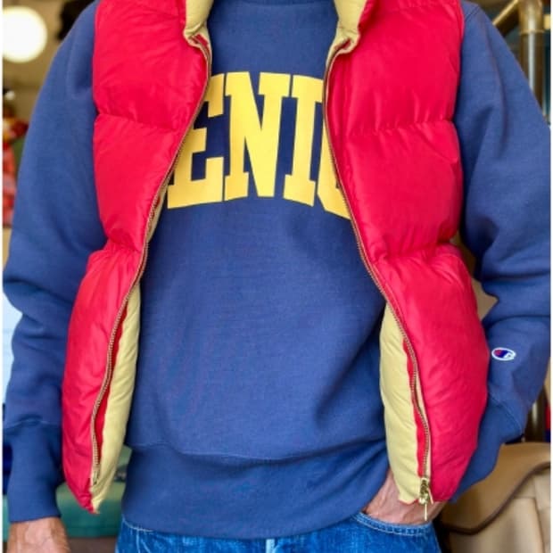 [L] 챔피온 재팬 리버스 위브 VENICE 크루넥 스웻셔츠 다크네이비