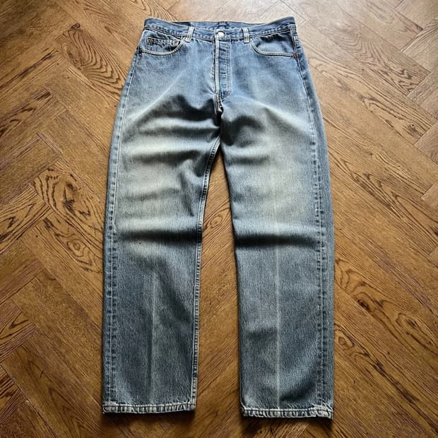 [36]90's 리바이스 501 USA Made 데님팬츠 S27
