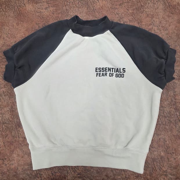 피어오브갓 에센셜 22SS 키즈 래글런 반팔 맨투맨 8세
