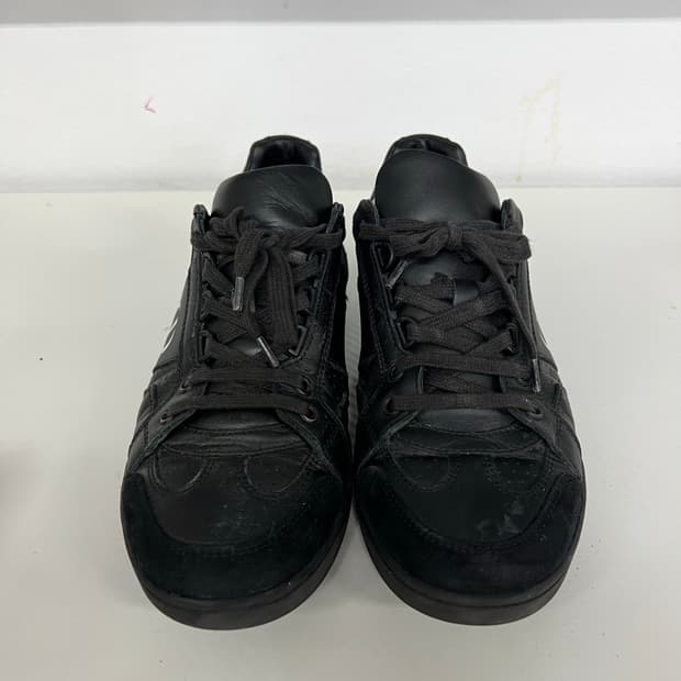 정품) 디올 카프스킨 CD로고 스니커즈 37.5