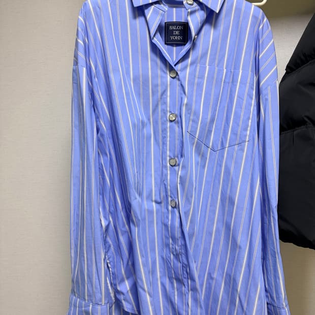 살롱드욘 스트라이프 셔츠