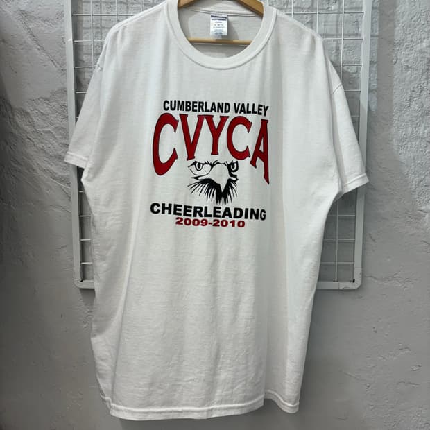 러셀 에슬레틱 jerzees CYYCA 치어리딩 반팔 티셔츠 XL