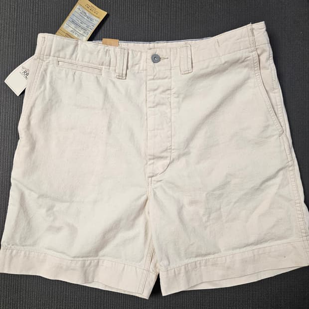 RRL 더블알엘 시디드 필드 쇼츠 쇼트 네츄럴 32 새상품