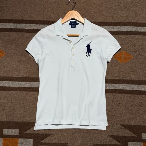 폴로랄프로렌 여성 빅포니 스키니 폴로 반팔 M