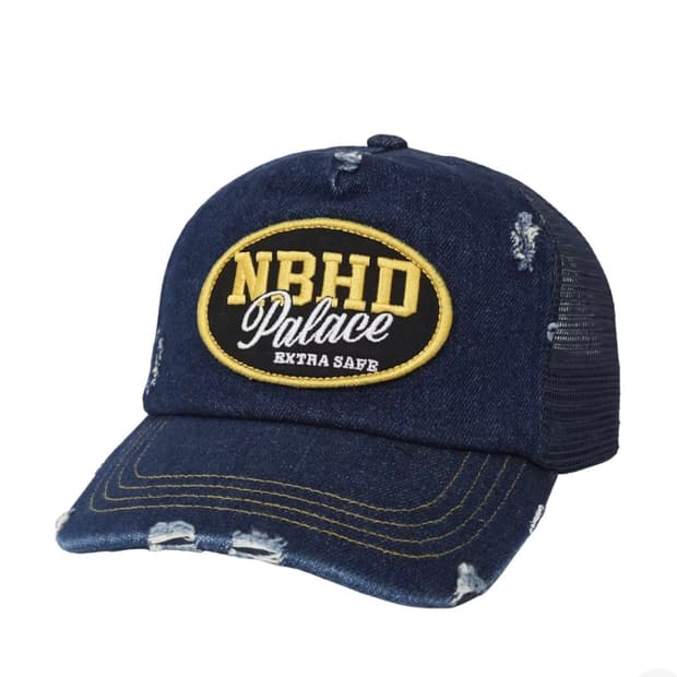 [새상품] 팔라스 x 네이버후드 메쉬 트러커 블루 데님 