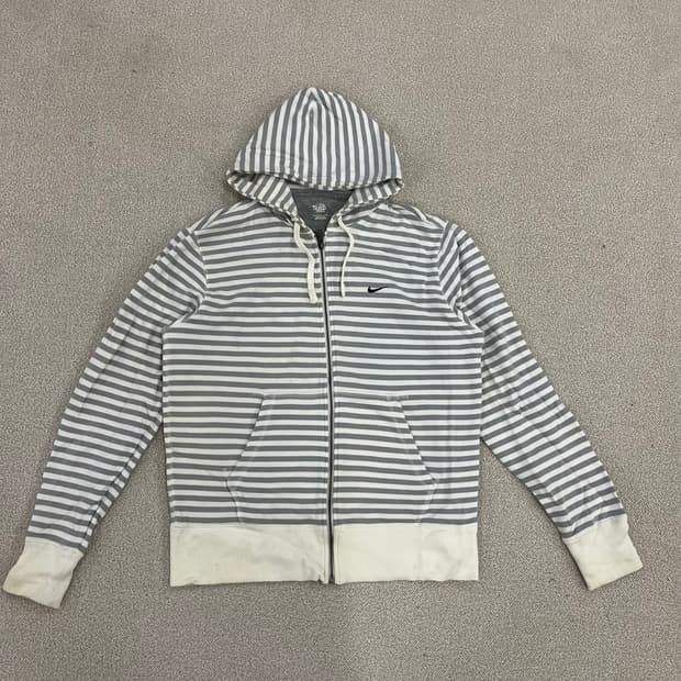 L 나이키 스우시 스트라이프 후드 집업 0122M1