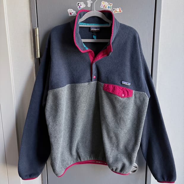 (L) 파타고니아 신칠라 네이비 그레이 투톤