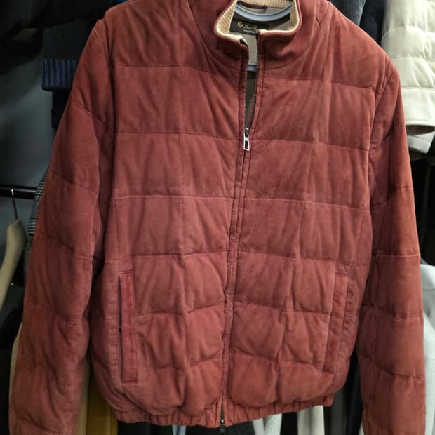 [1300만원]로로피아나 스웨이드캐시미어 키드스킨 자켓 트래블구스다운