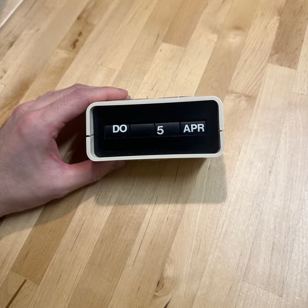 (Vintage) 70s arlac dati 아이보리 만년달력 독일