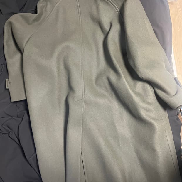 언더마이카 리전.02 발마칸 오버사이즈 울 코트 카키