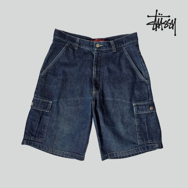 [32]90s 스투시 USA 데님 쇼츠