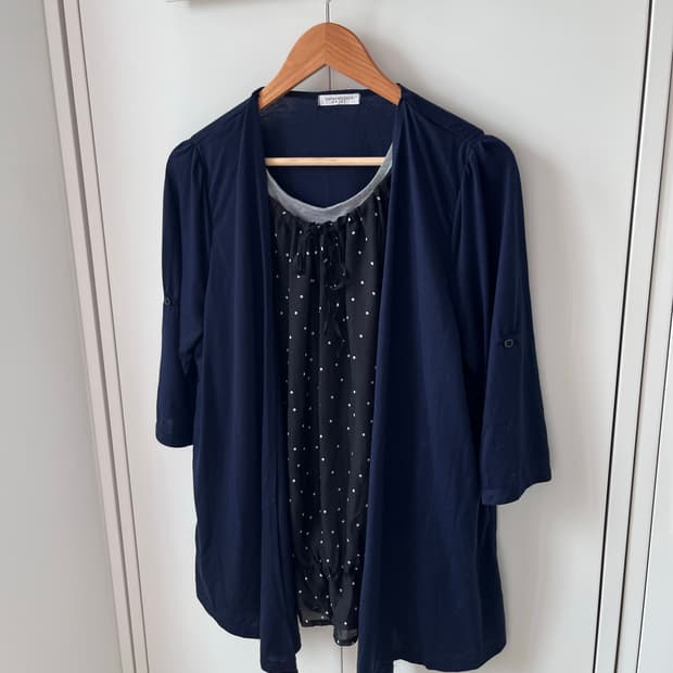 Naturalstore calof 도트 레이어드 바선생 원피스