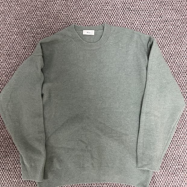 verno fox crewneck wool knit
