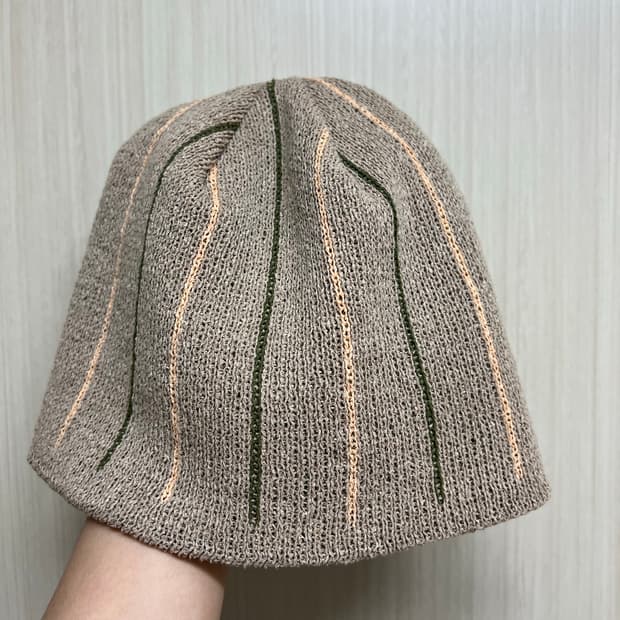NOROLL 'TWOFACE WASHI BEANIE' - CONCRETE