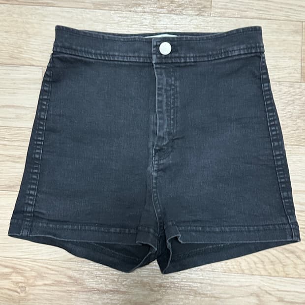 아메리칸어패럴 AA 숏팬츠 흑청 S