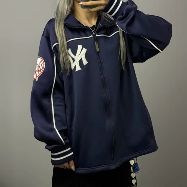 00s 마제스틱 뉴욕 양키스 양키즈 트랙 자켓 져지
