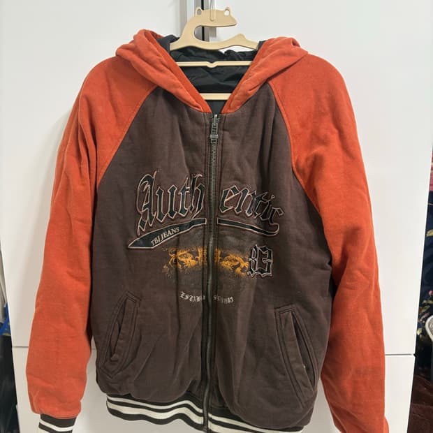 TBI JEANS 양면 (리버시블) 후드집업