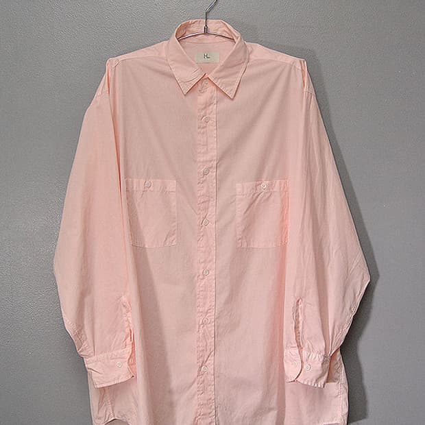 헤릴 HERILL 수빈코튼 워크셔츠 핑크