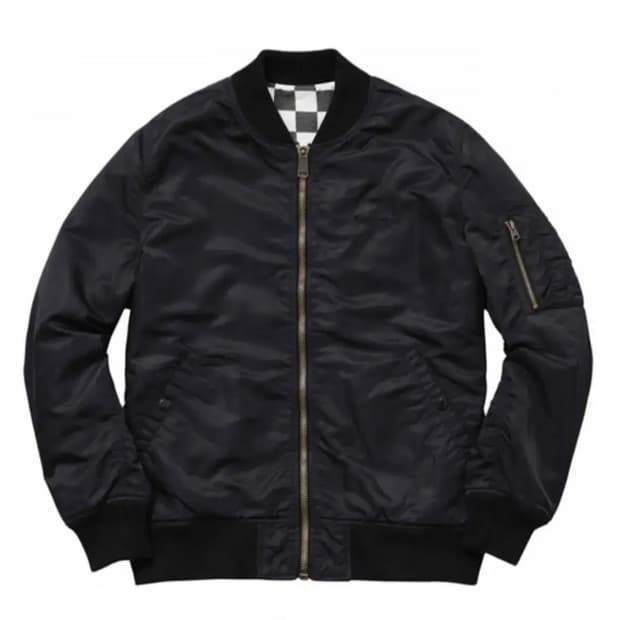 [M] 16SS 슈프림 리버시블 MA-1 자켓 블랙