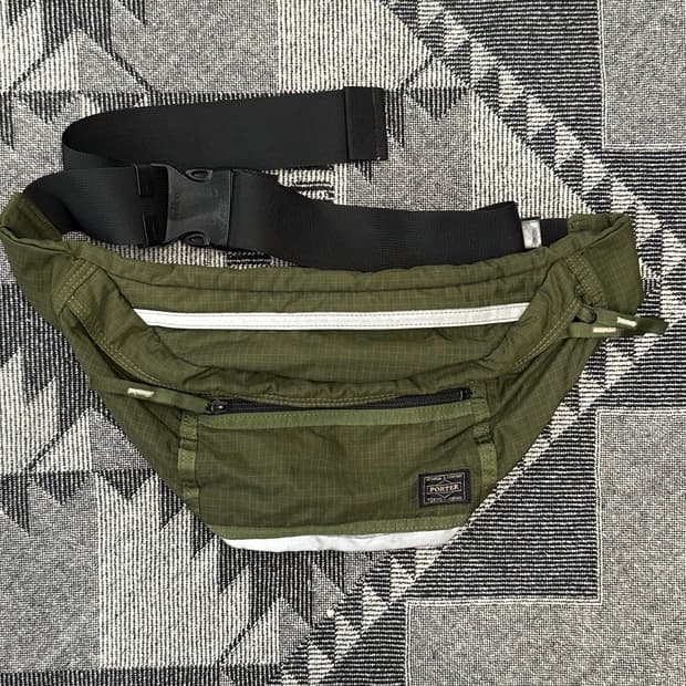 포터 립스탑 웨이스트백 힙색