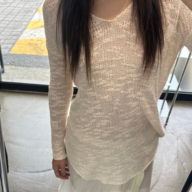 Helmut Lang v-neck knit