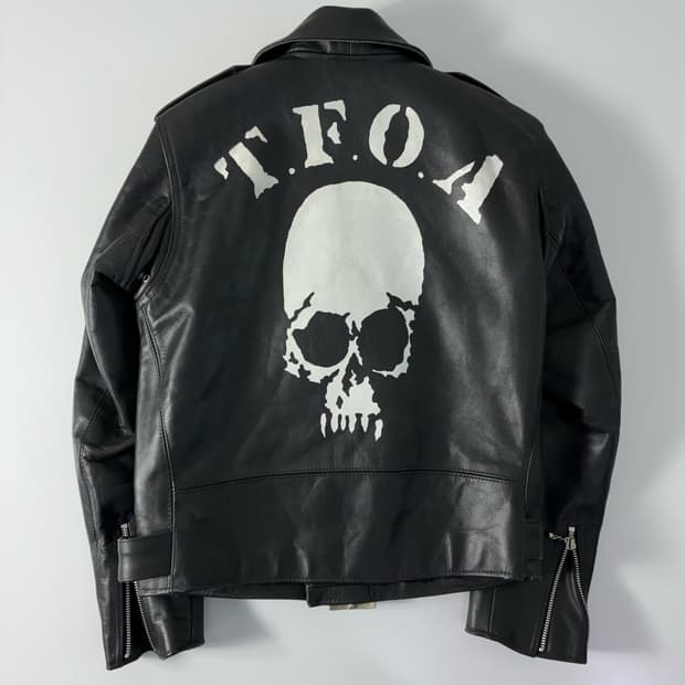 Crows  크로우즈 워스트 무장전선 TFOA 가죽 라이더 자켓