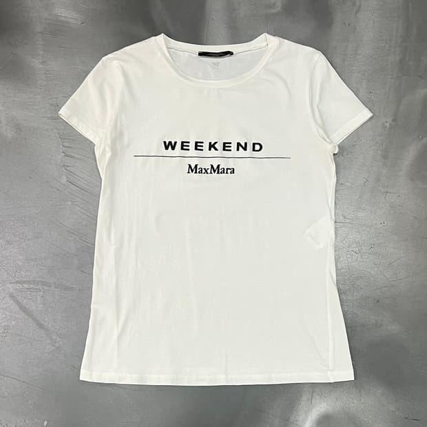  막스마라 로고 반팔티 y16082