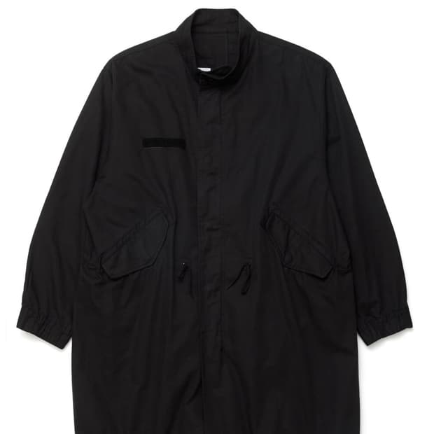 해칭룸 모즈파카 워시드 블랙(Mods Parka Washed Black)