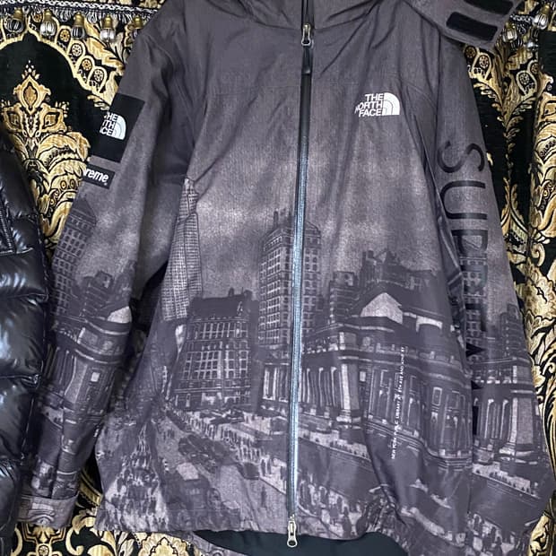 슈프림x노스페이스 2nd 밤버전 자켓 L