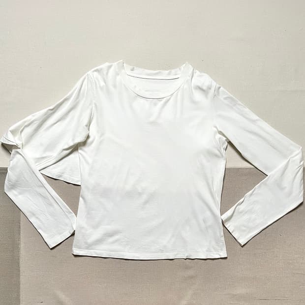 메종 마르지엘라 mm6 레이어드 롱슬리브 티셔츠 margiela