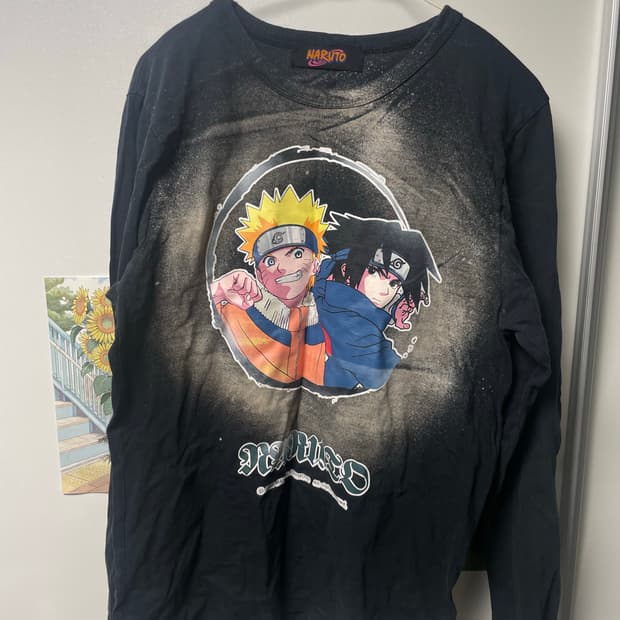 나루토 긴팔 티셔츠