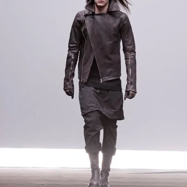 Rick owens 10ss berger leather jacket