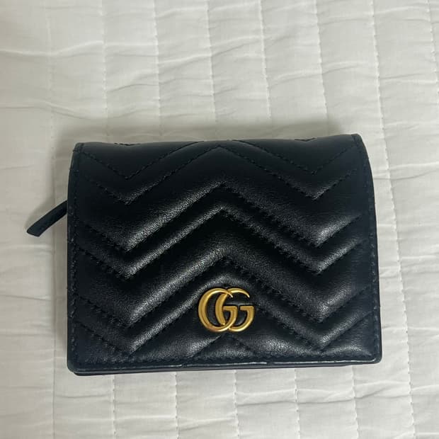 구찌 마몬트 반지갑 블랙 단품