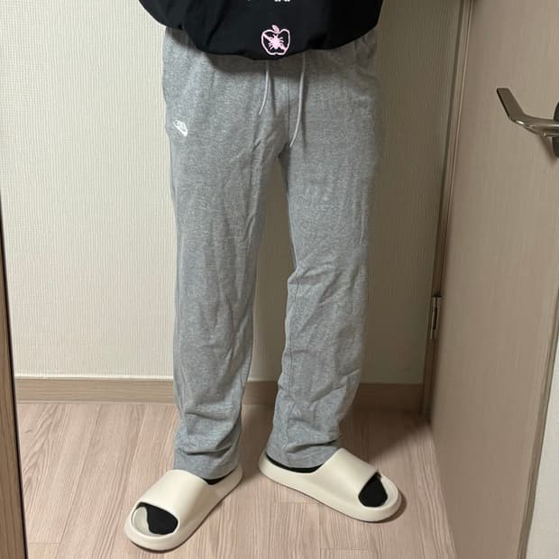 정품 나이키 퓨추라 로고 그레이 스웻팬츠 트레이닝 바지