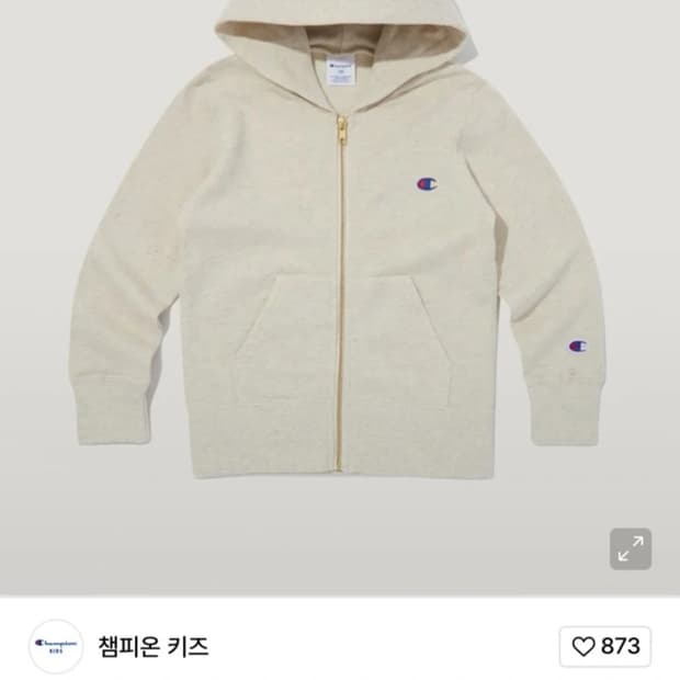 (택 안 뗀 새상품) 챔피온 후드집업