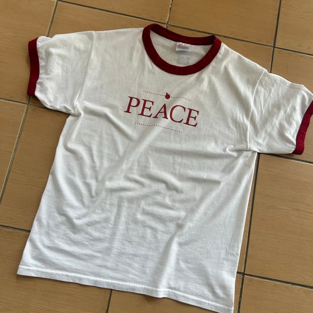 90-00‘s Peace 링거티셔츠