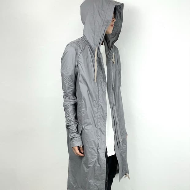 Rick Owens DRKSHDW 18SS Stone Hooded Lon