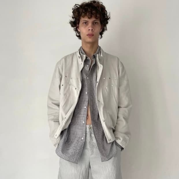 [M]기마구아스 Jakob Jacket 스터드 자켓/크림