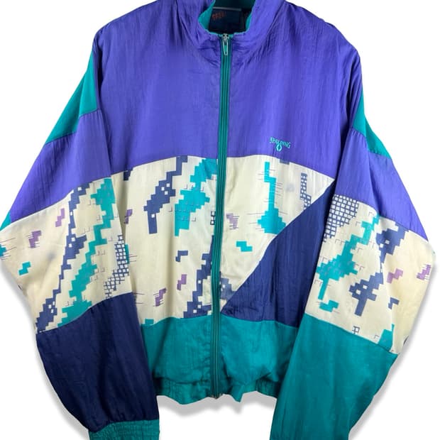 90S 스팔딩 올드스쿨 바람막이4367