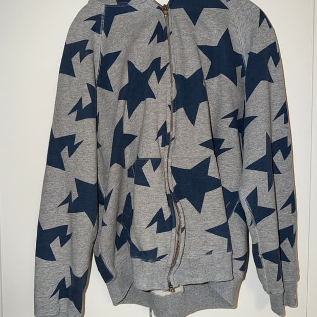 Bape Sta zip hoodie grey 베이프 스타 후드집업