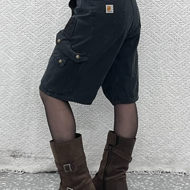 칼하트 립스탑 빈티지 캐주얼 워크 카고 반바지 34인치 C10928