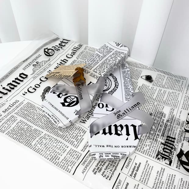 John Galliano OOs Newspaper Sandals