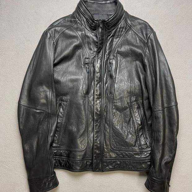 [택110] SIEG 지이크 양가죽자켓 -105-110slim