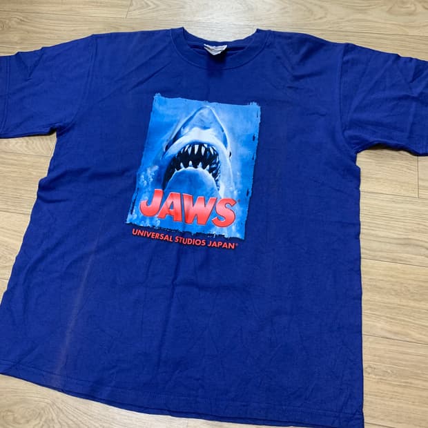M)2000 초판 유니버셜 스튜디오 재팬 jaws 죠스 티셔츠