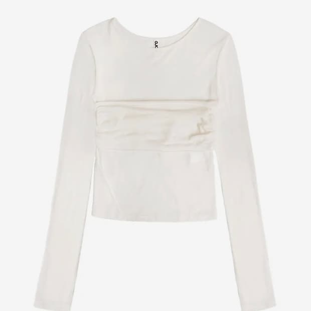 오호스 Tube Top Layered T-shirt