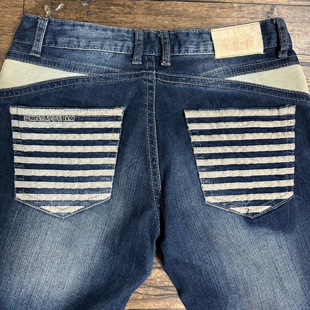 DKNO9DENIM 데님 청바지 스트라이프 포인트 30