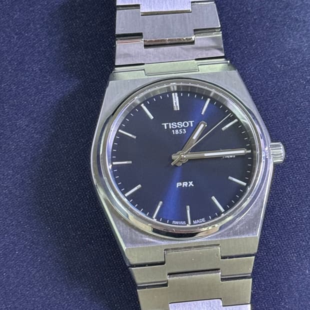 티쏘 prx 40mm 청판 쿼츠 25.03 풀박스